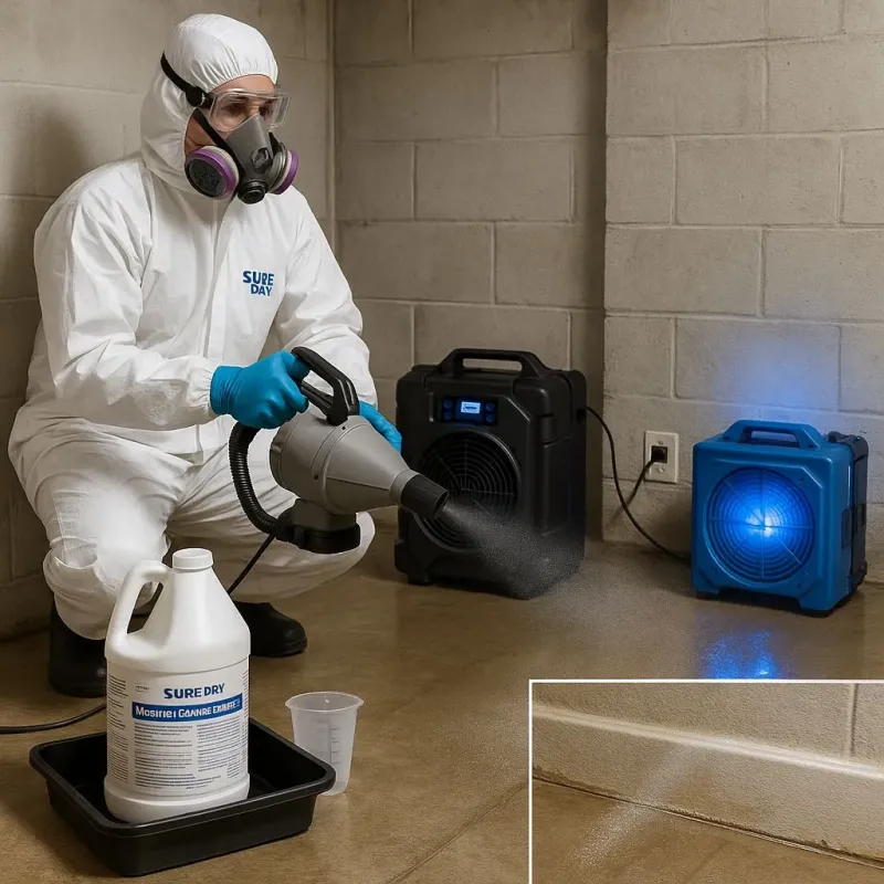 Sanitization and Odor Removal process in Oakes, ND