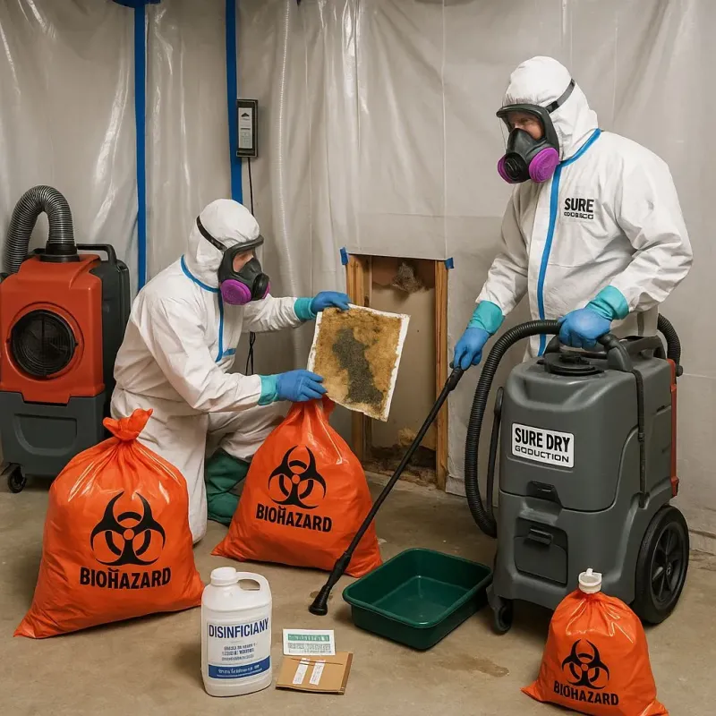 Contaminated Water Handling Protocols process in Oakes, ND